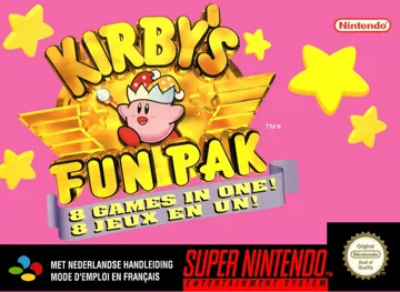 Kirby's Fun Pak (Europe) box cover front